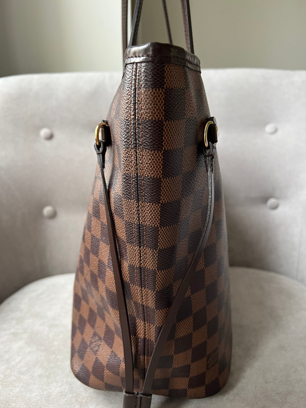 Louis Vuitton Neverfull MM Damier Ebene Cherry Interior (RRP £1,410)