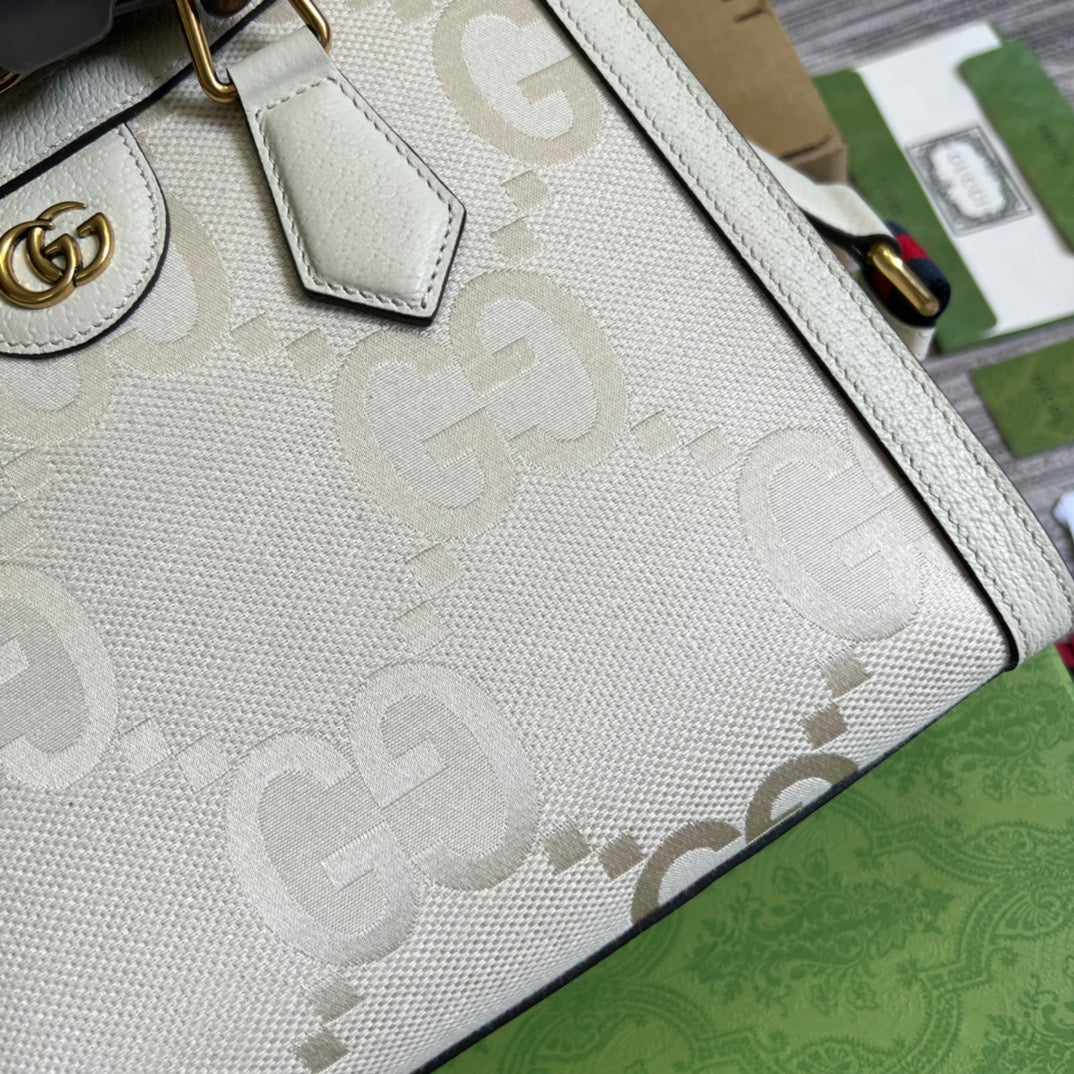 gg Diana Small gg Tote Bag White For Women, Women’s Bags 11in/27cm gg