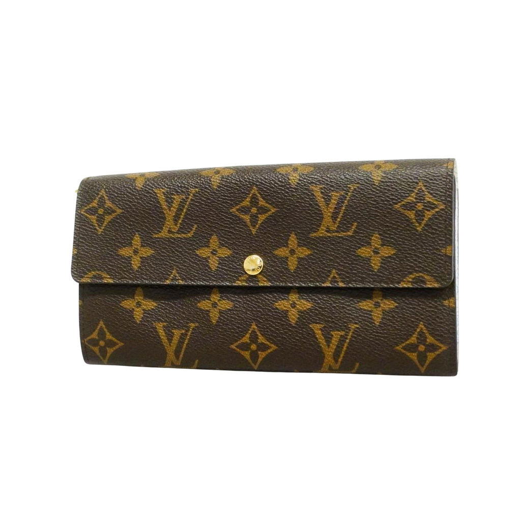 Louis Vuitton Portefeuille Sarah  Canvas Wallet  ()