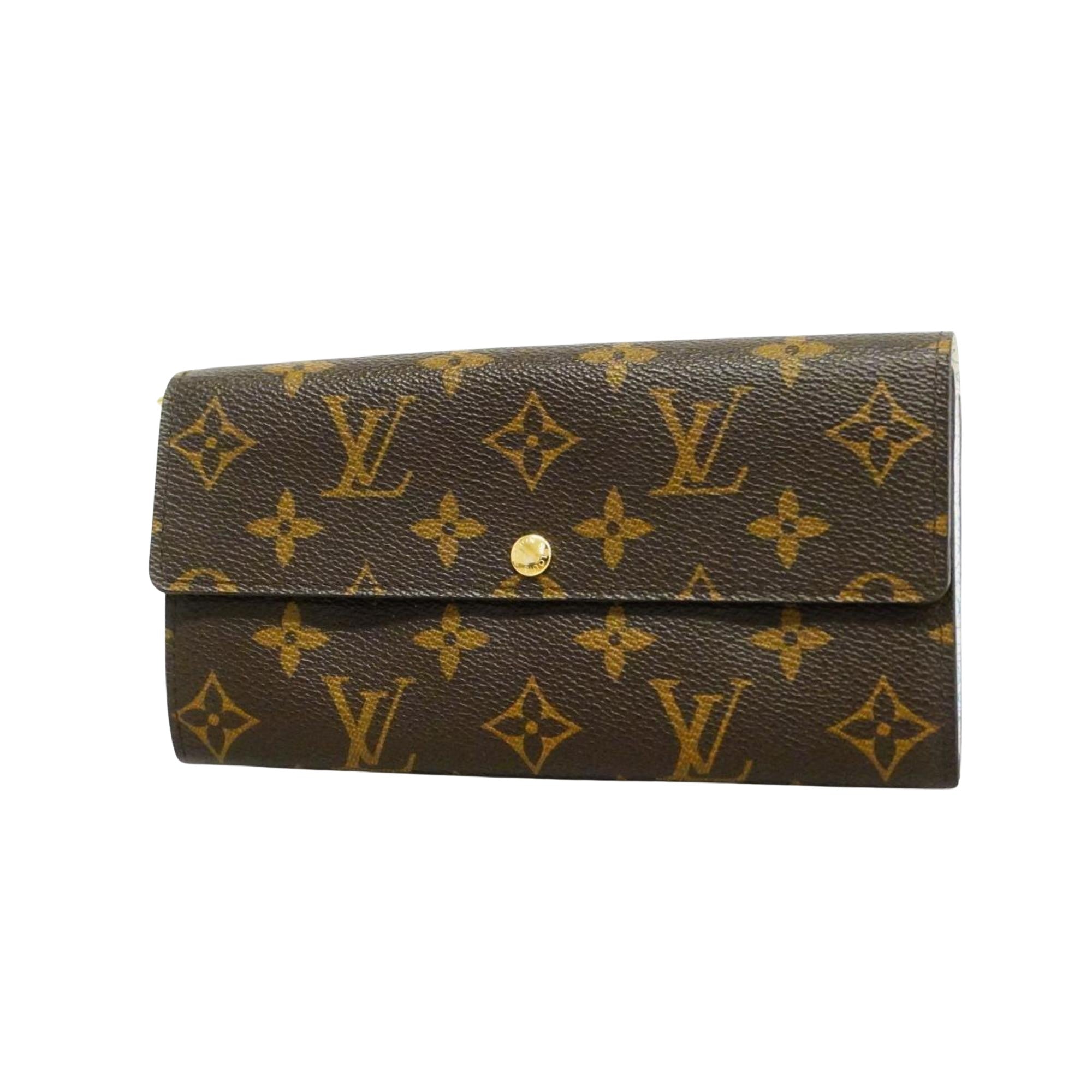 Louis Vuitton Portefeuille Sarah  Canvas Wallet  ()