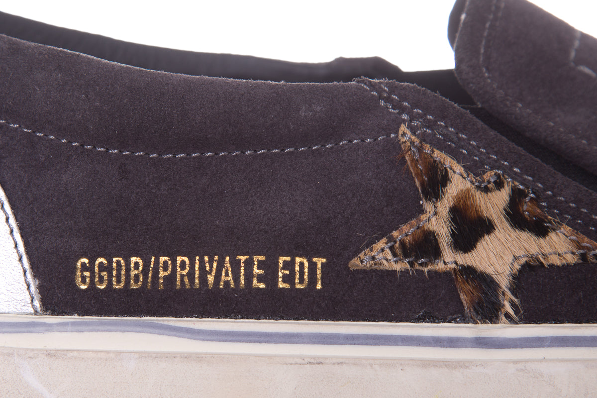 Golden Goose Grey Slip-On Sneakers SZ 41
