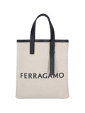 Ferragamo Men Logo Tote Bag