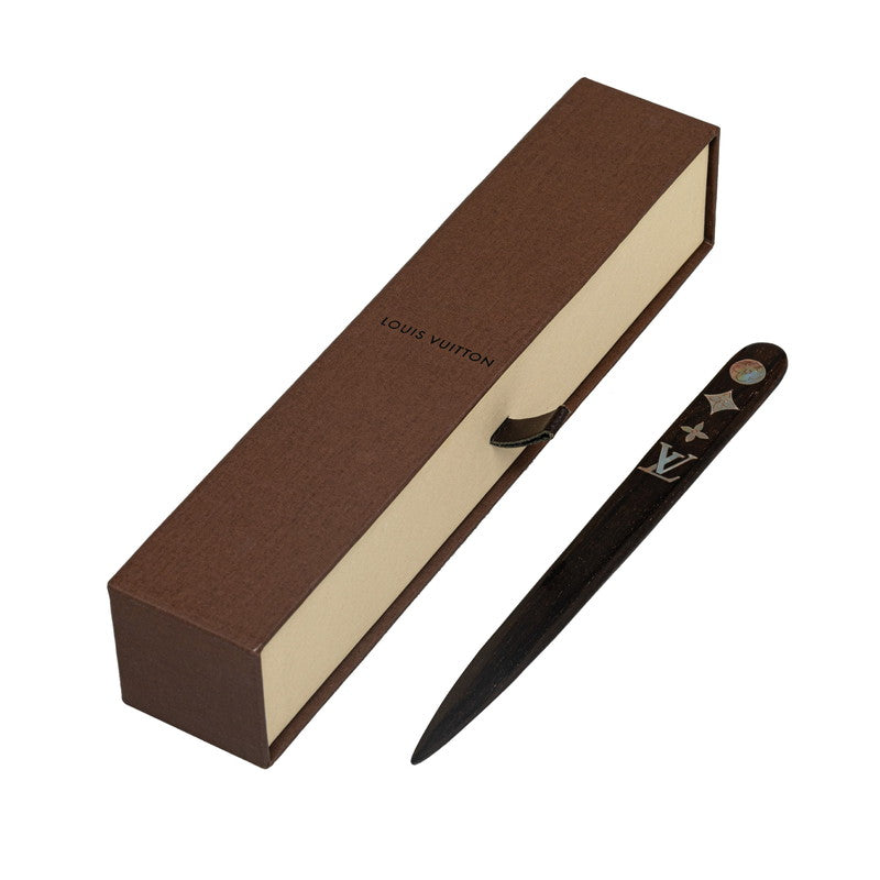 Louis Vuitton Monogram Paper Knife Brown Wood  Louis Vuitton