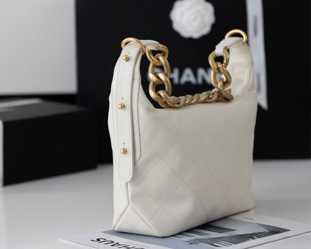 CHLMedium Hobo Bag White For Women 11in/28cm