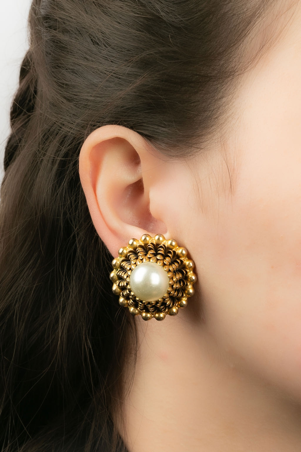 Boucles d'oreilles anciennes Chanel