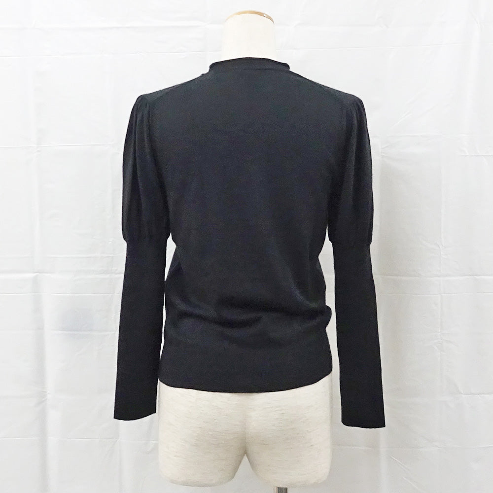 Louis Vuitton RW172W Black S Wool Cashmere Italian Made  Apparel Women's Clothes
