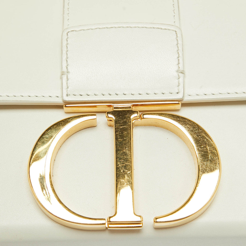 Dior Off White Leather 30 Montaigne Box Bag