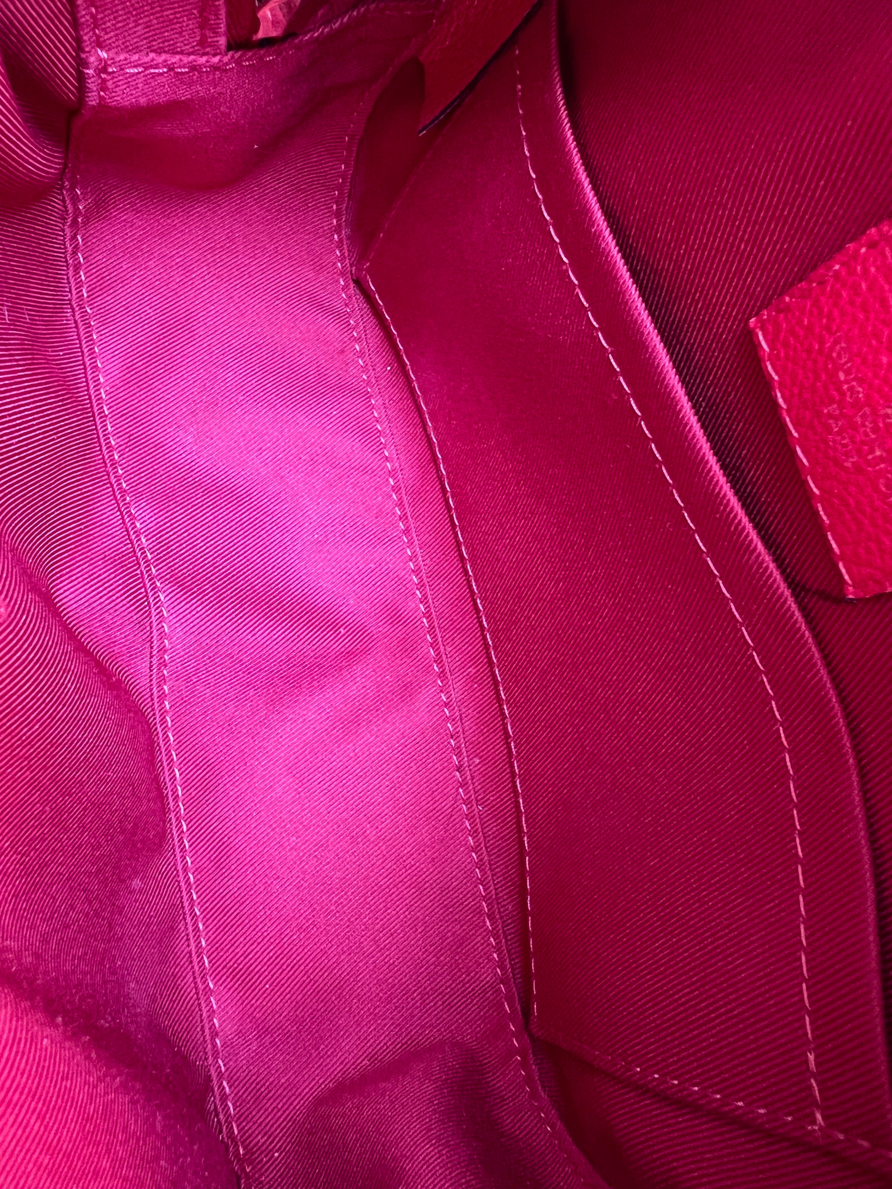 Louis Vuitton Saintonge Red Empreinte (RRP £1520)