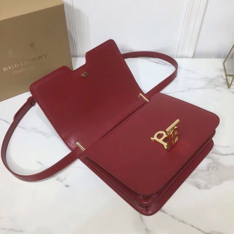 GLAMI Small TB Crossbody Bag Monogram Light Red For Women, Bags 8.3in/21cm