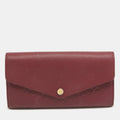 Louis Vuitton Flamme Monogram Empreinte Leather Sarah Wallet