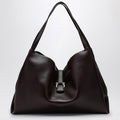 Ferragamo Large Burgundy Leather Tote Bag Women