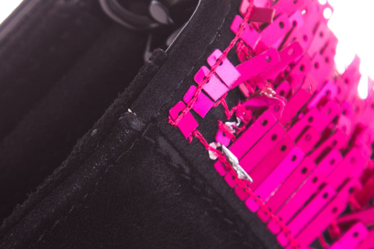 Saint Laurent KATE Pink Sequin Cross-Body