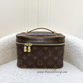 LV Nice Mini Toiletry Pouch in Monogram Canvas GHW