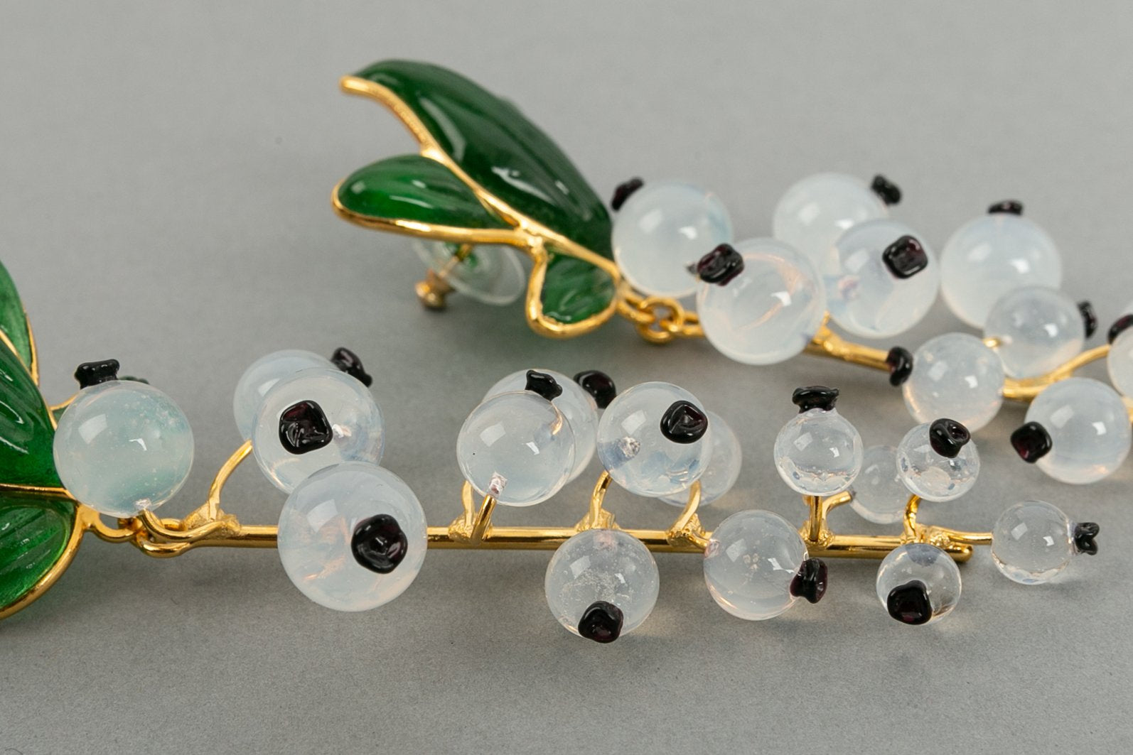 Boucles d'oreilles en pÃƒÆ’Ã‚Â¢te de verre Augustine