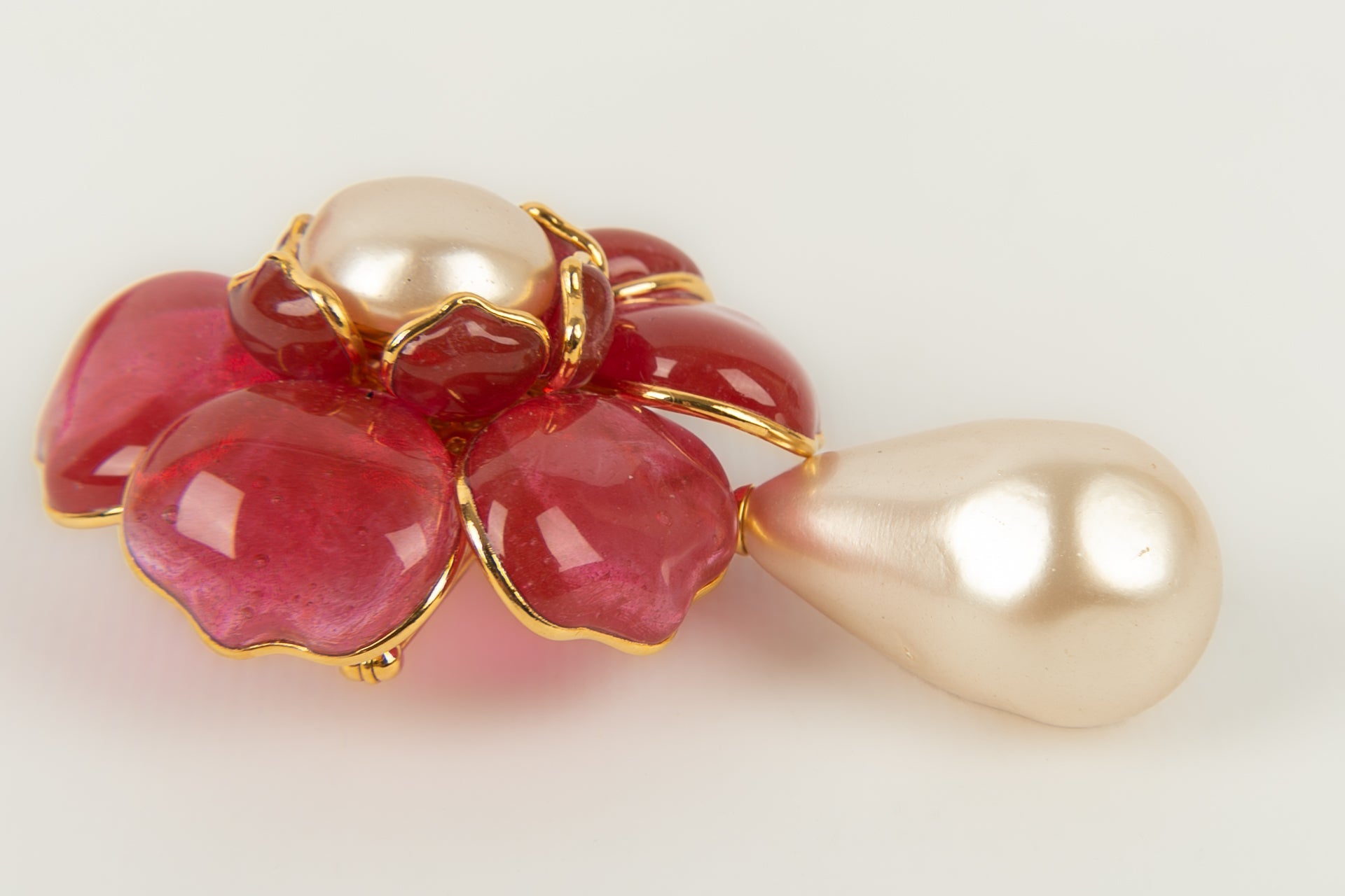 Broche / pendentif fleur Augustine