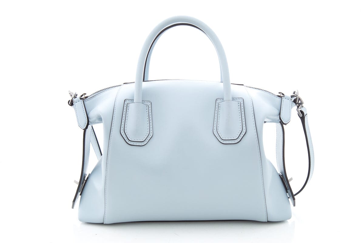 Givenchy Blue Calfskin Soft Antigona Handbag