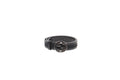 Gucci Black GG Canvas and Leather Interlocking G Buckle Belt 80/32