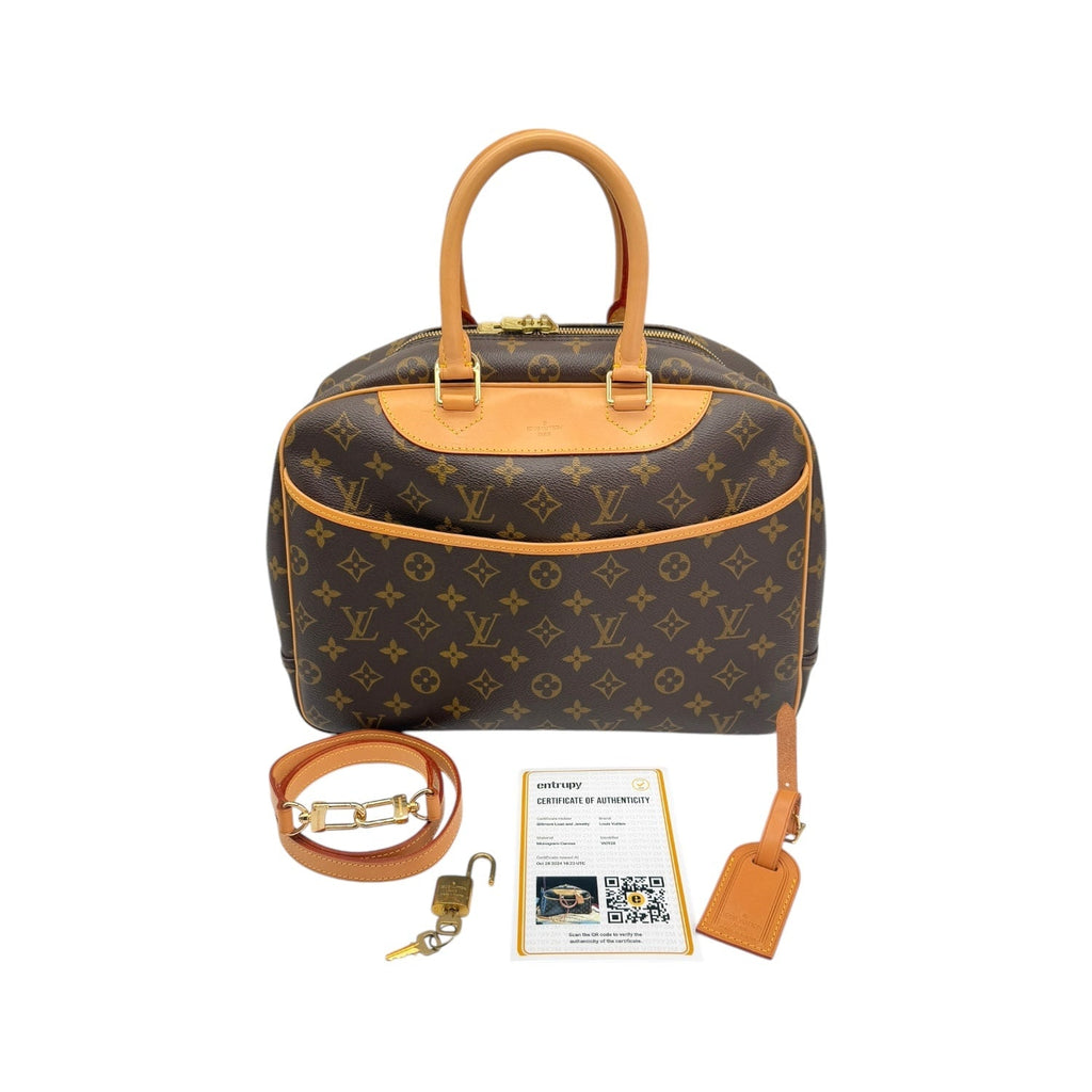 Louis Vuitton 1998 Monogram Canvas Deauville Bag