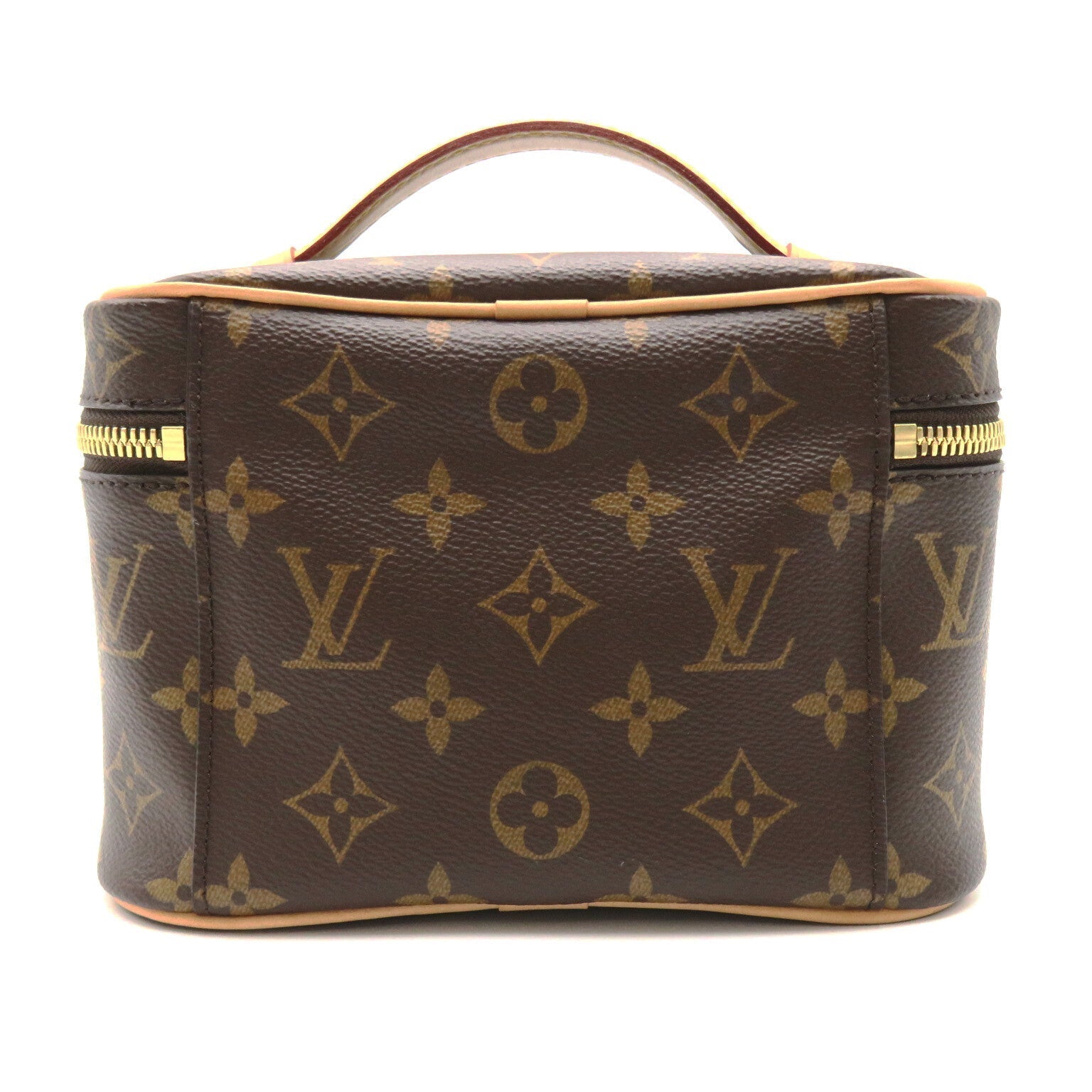 Louis Vuitton Louis Vuitton Nice Mini Vanity Bag Handbag PVC Coated Canvas Monogram  Brown M44495