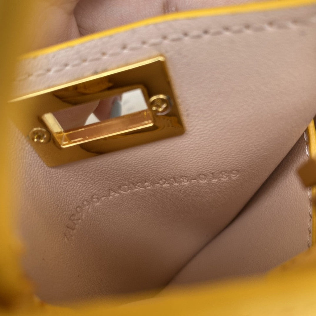 FI Nano GlamI Charm Crossbody Yellow Bag For Woman 12cm/4.5in