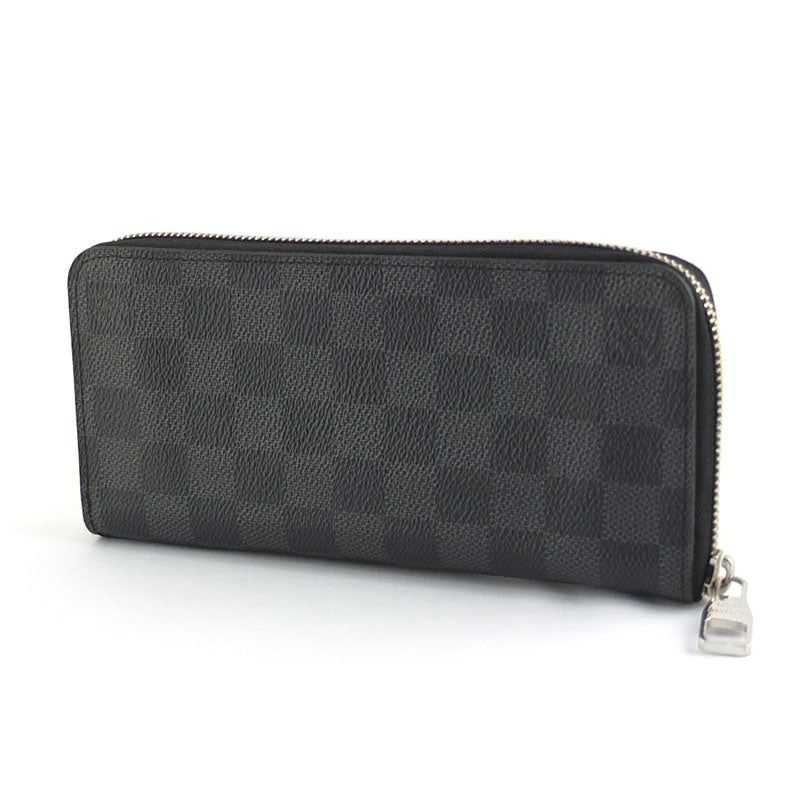 Louis Vuitton Zippy Wallet Vertical N63095 Round Wallet Damiet Graphite   Zipper Ripper
