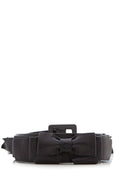 Chanel 2008 Black Leather Bow Belt SZ 90/36
