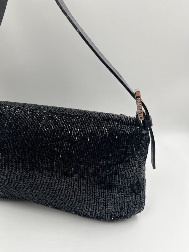 Fendi Sequin Beaded Baguette Bag