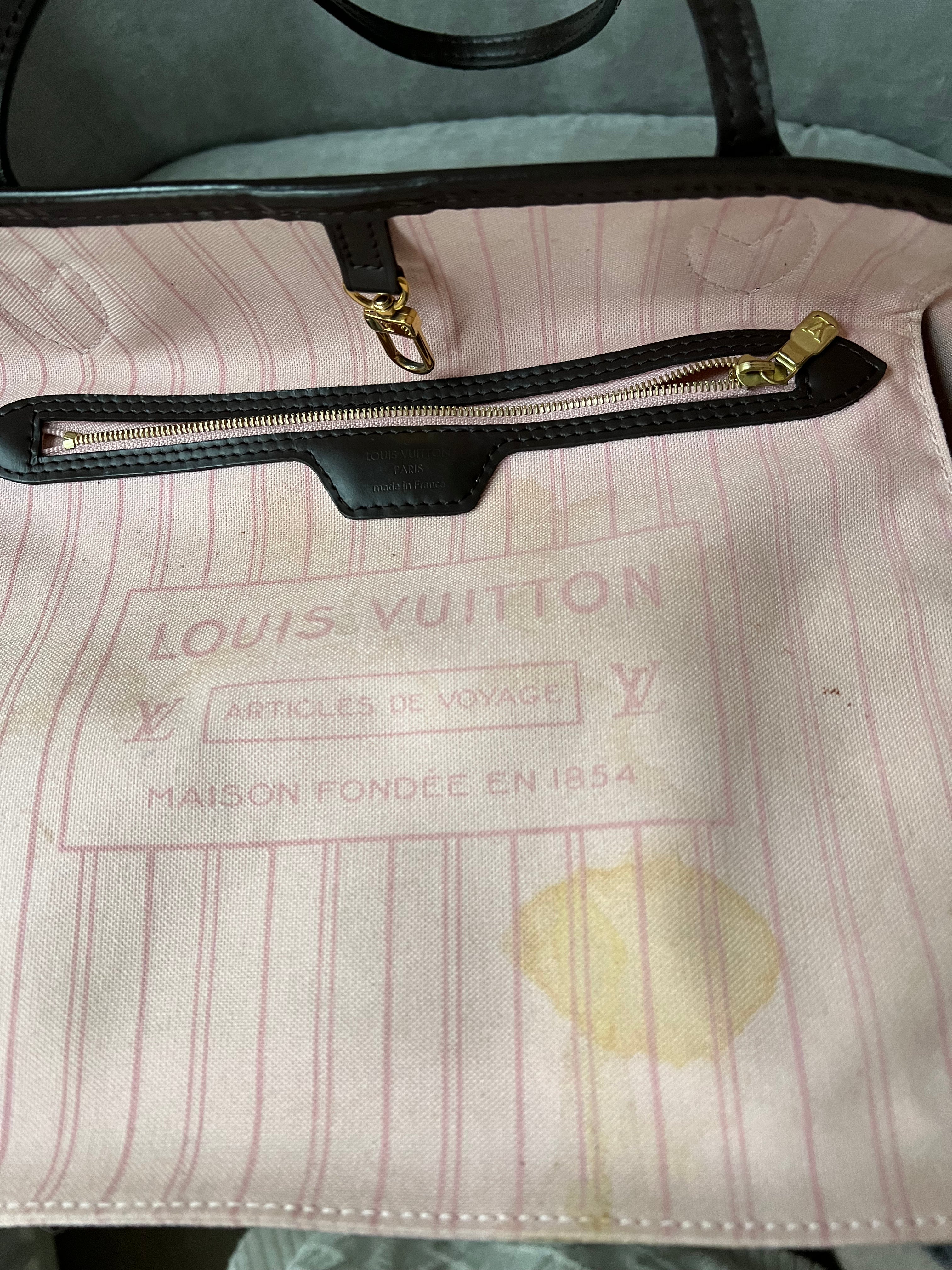 Louis Vuitton Neverfull MM Damier Ebene Cherry Interior (RRP £1,410)
