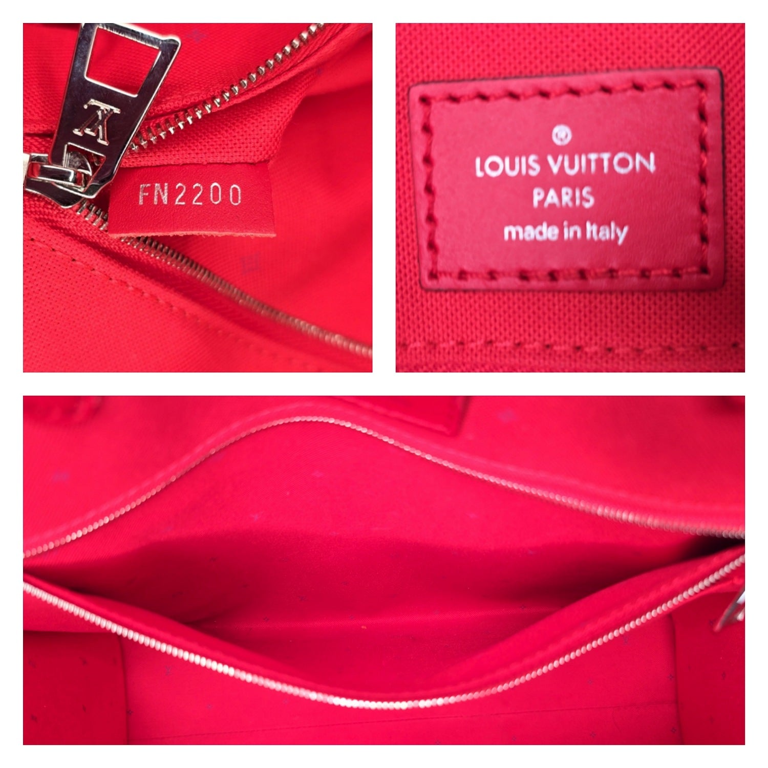 Louis Vuitton Rouge Giant Monogram Escale Onthego GM Tote