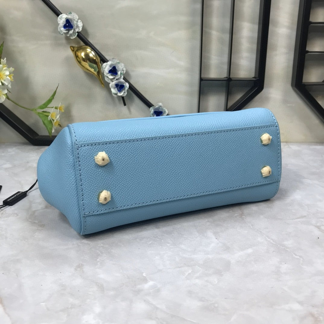 GLAMI MeGLAMIum Sicily Handbag In Dauphine Blue For Women 10.2in/26cm GLAMI GLAMI4347A10018H422