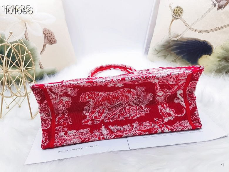 GLAMI Large Book Tote Red, For Women, WomenÃ¢â‚¬â„¢s Handbags 16.5in/42cm CD