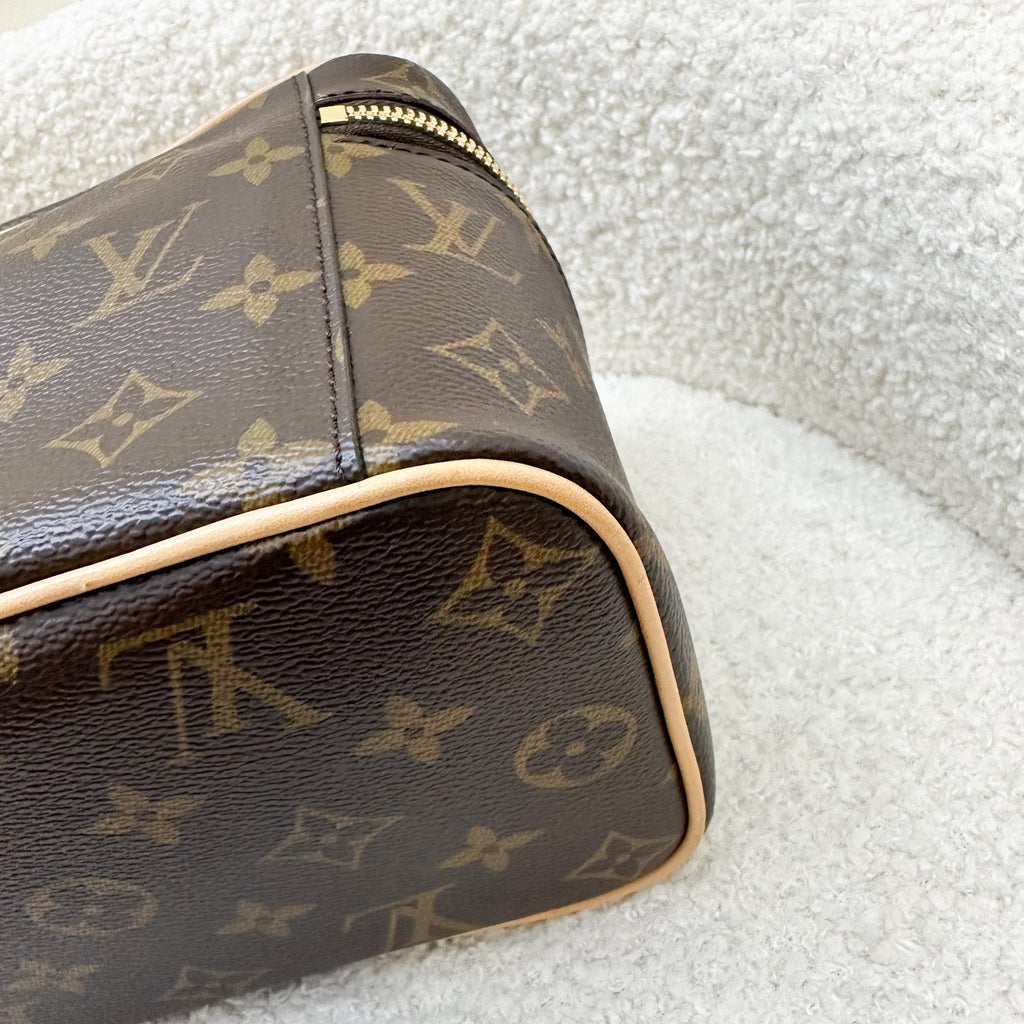 LV Nice Mini Toiletry Pouch in Monogram Canvas GHW