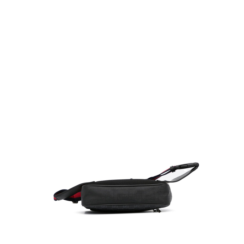Gucci Web Black GG Supreme Canvas