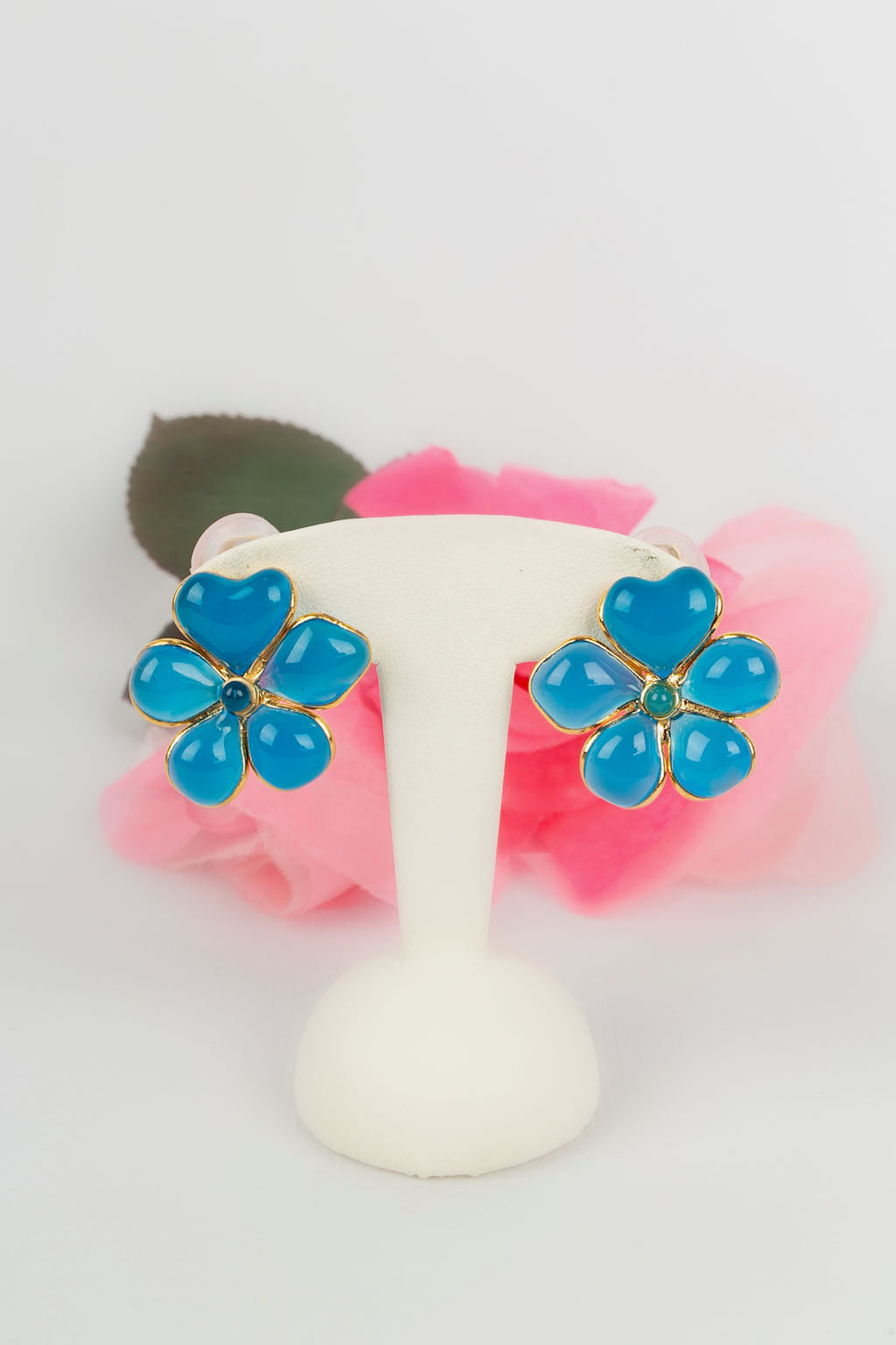 Boucles d'oreilles fleur Augustine