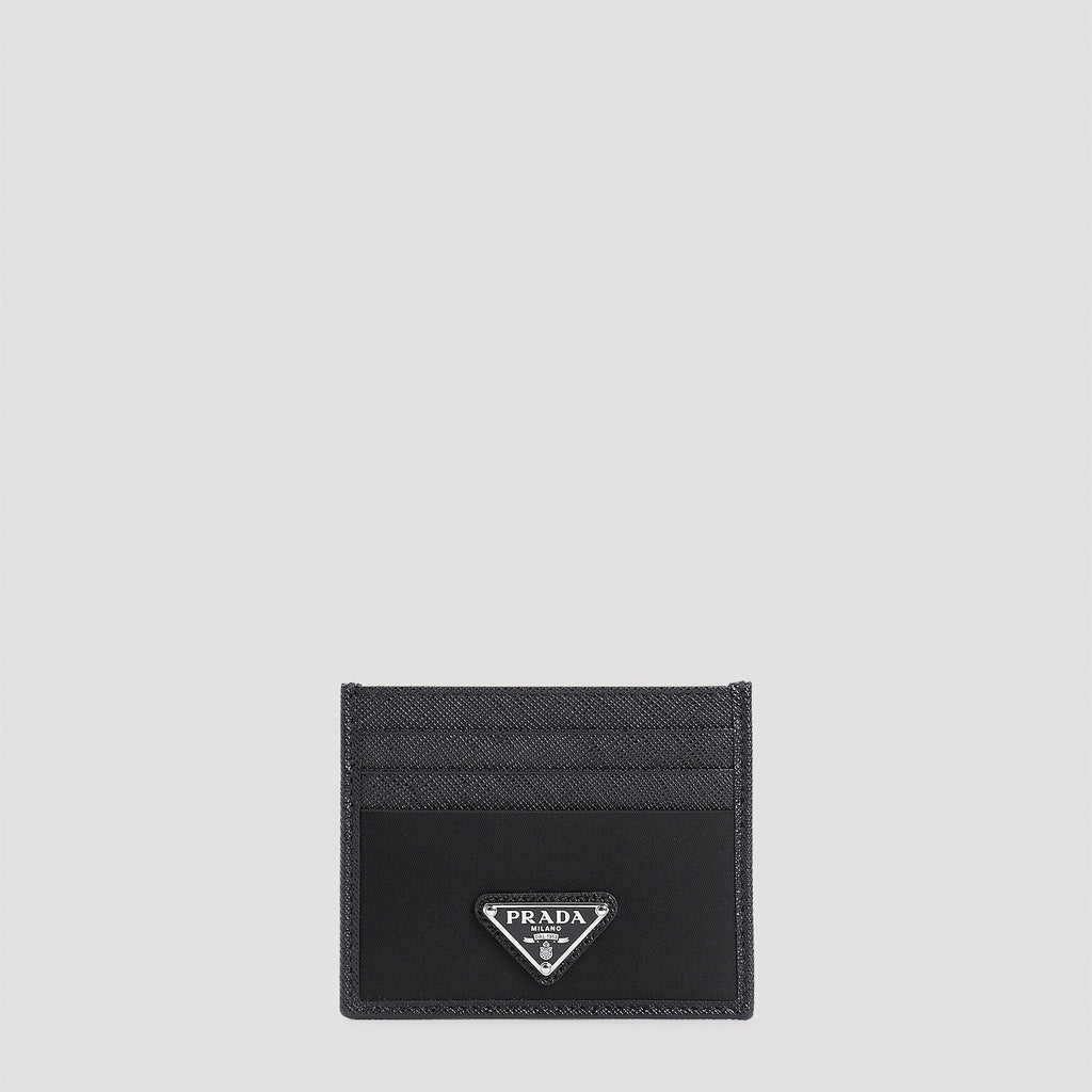 PRADA Mini Cardholder in 100% Recycled Polyamide