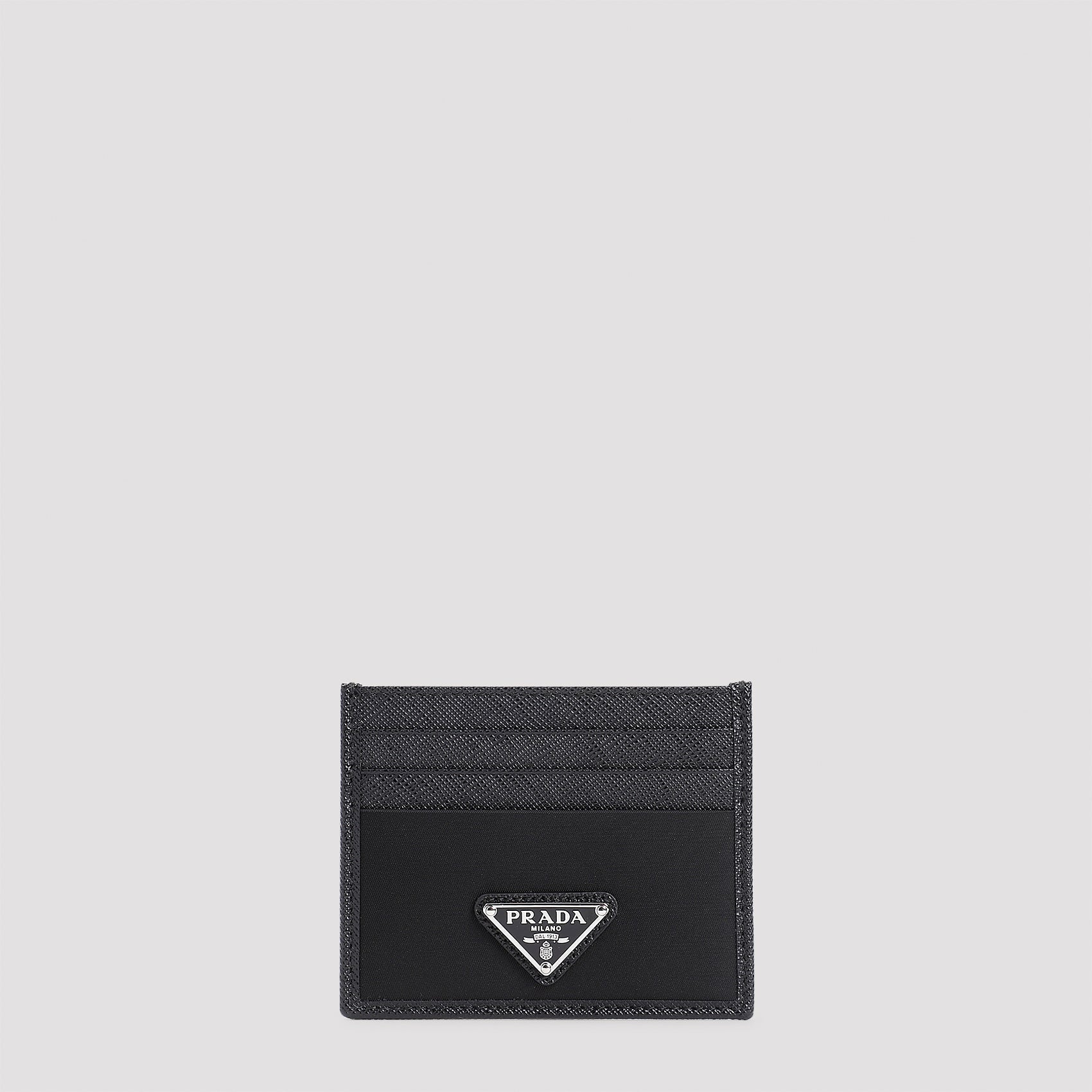 PRADA Mini Cardholder in 100% Recycled Polyamide