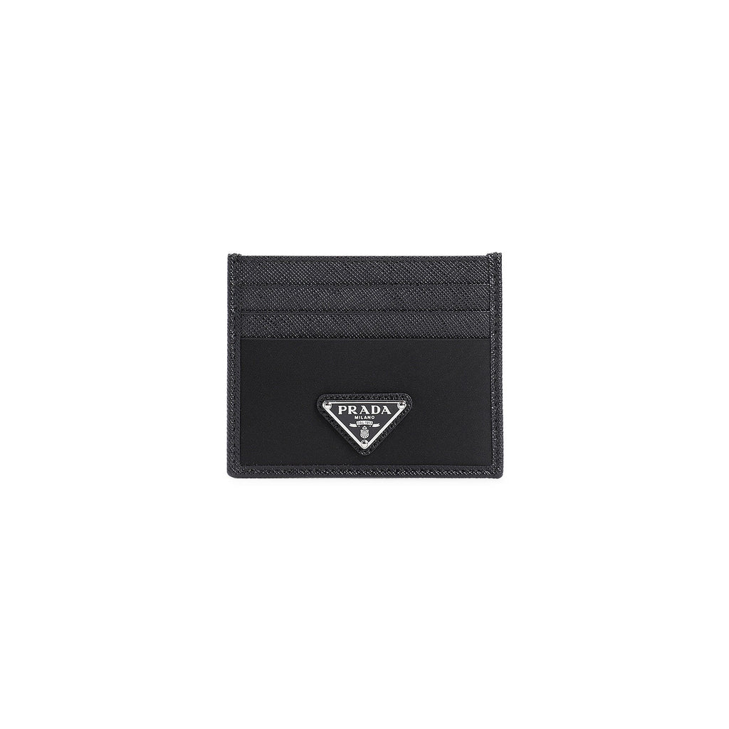 PRADA Mini Cardholder in 100% Recycled Polyamide