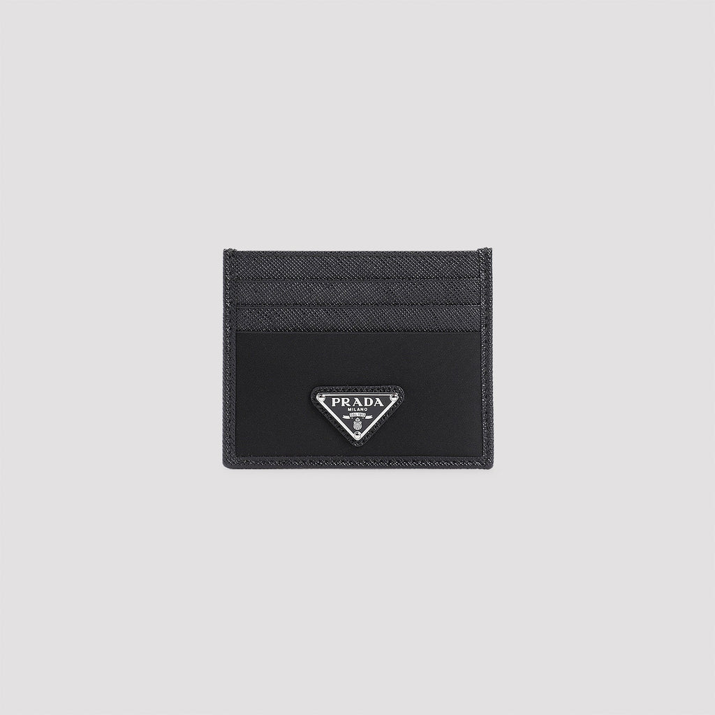 PRADA Mini Cardholder in 100% Recycled Polyamide