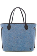 Louis Vuitton Blue Denim EPI  Neverfull Tote