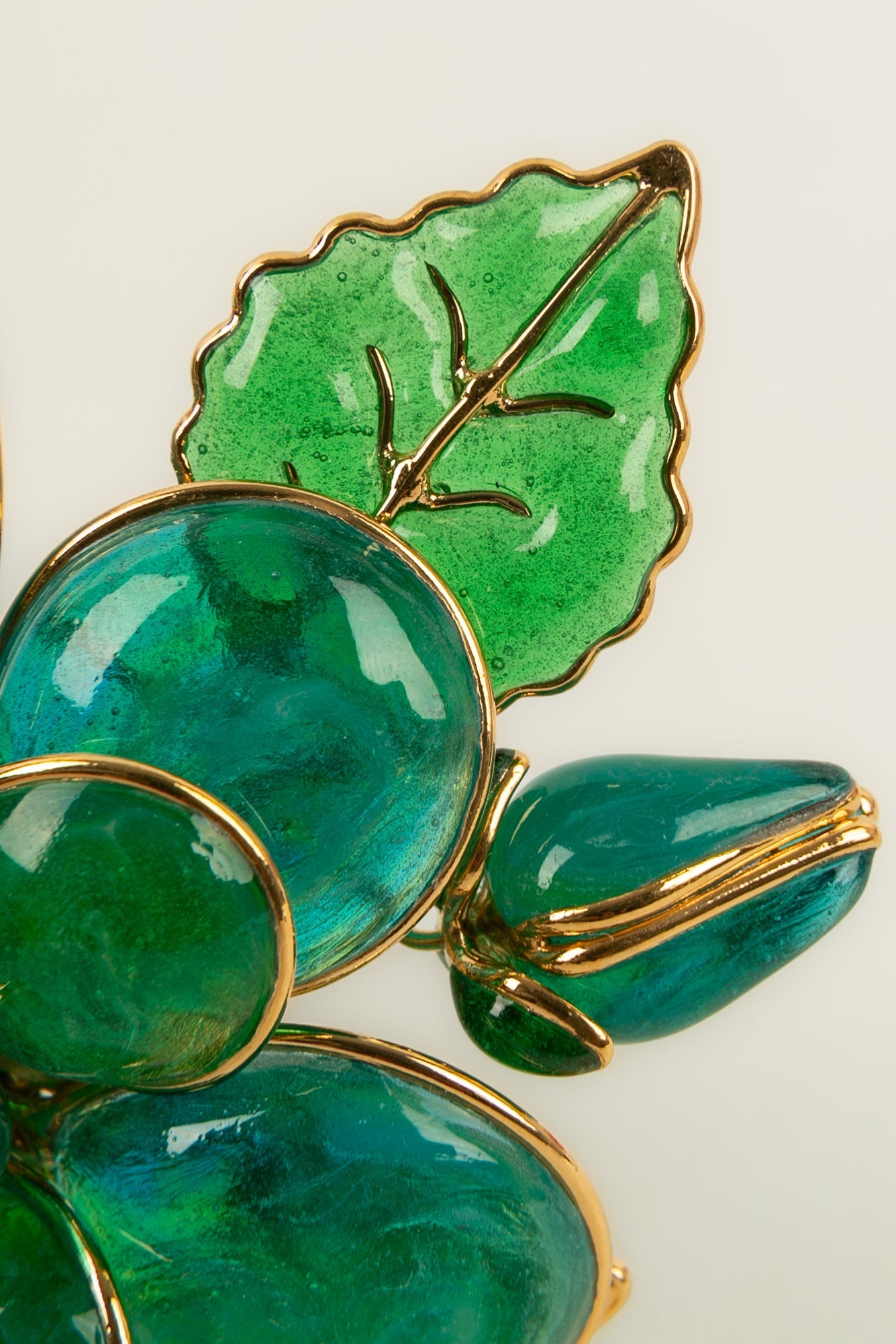 Broche / pendentif fleur Augustine