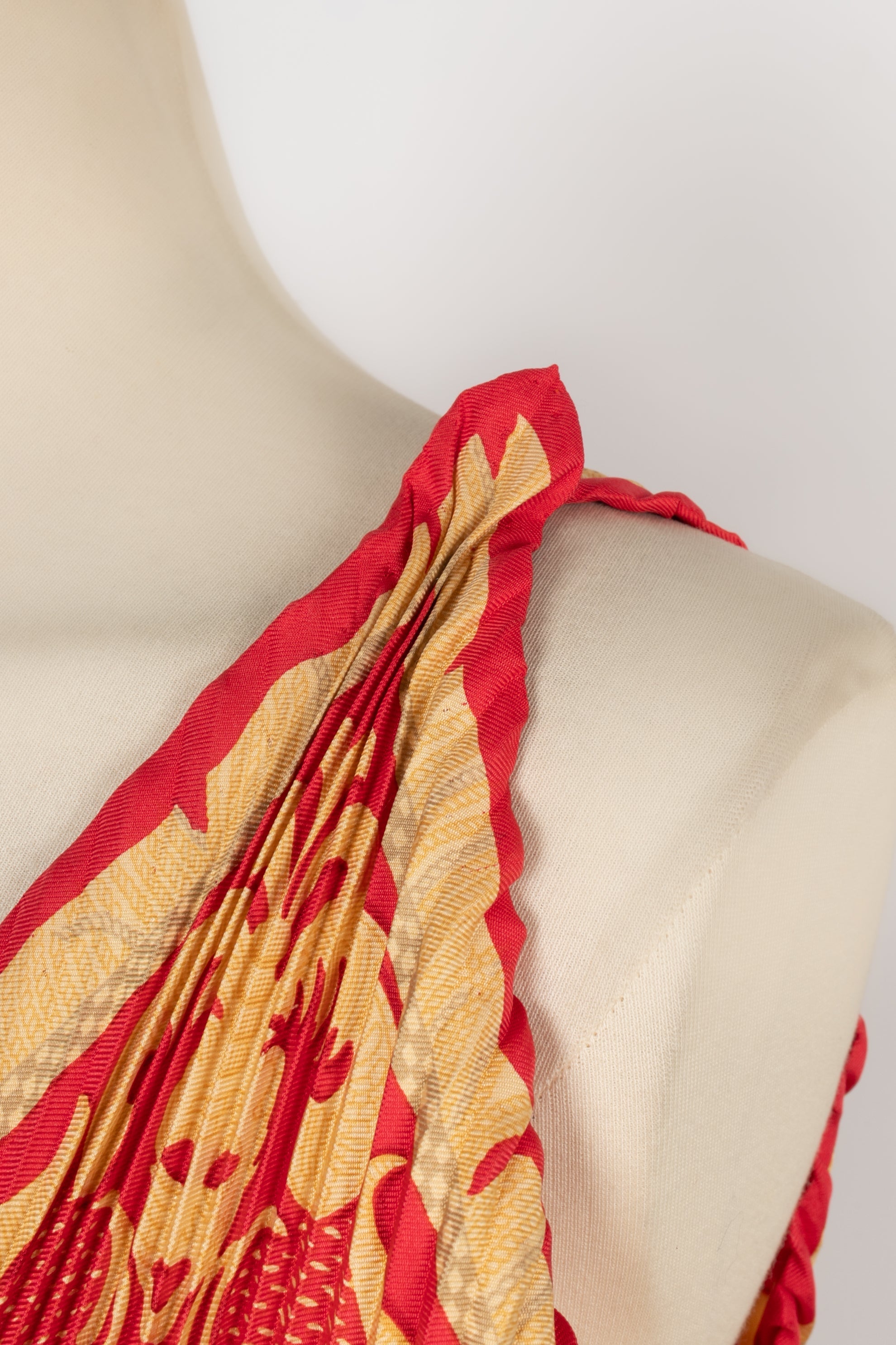 Robe plissÃƒÆ’Ã‚Â©e en soie HermÃƒÆ’Ã‚Â¨s