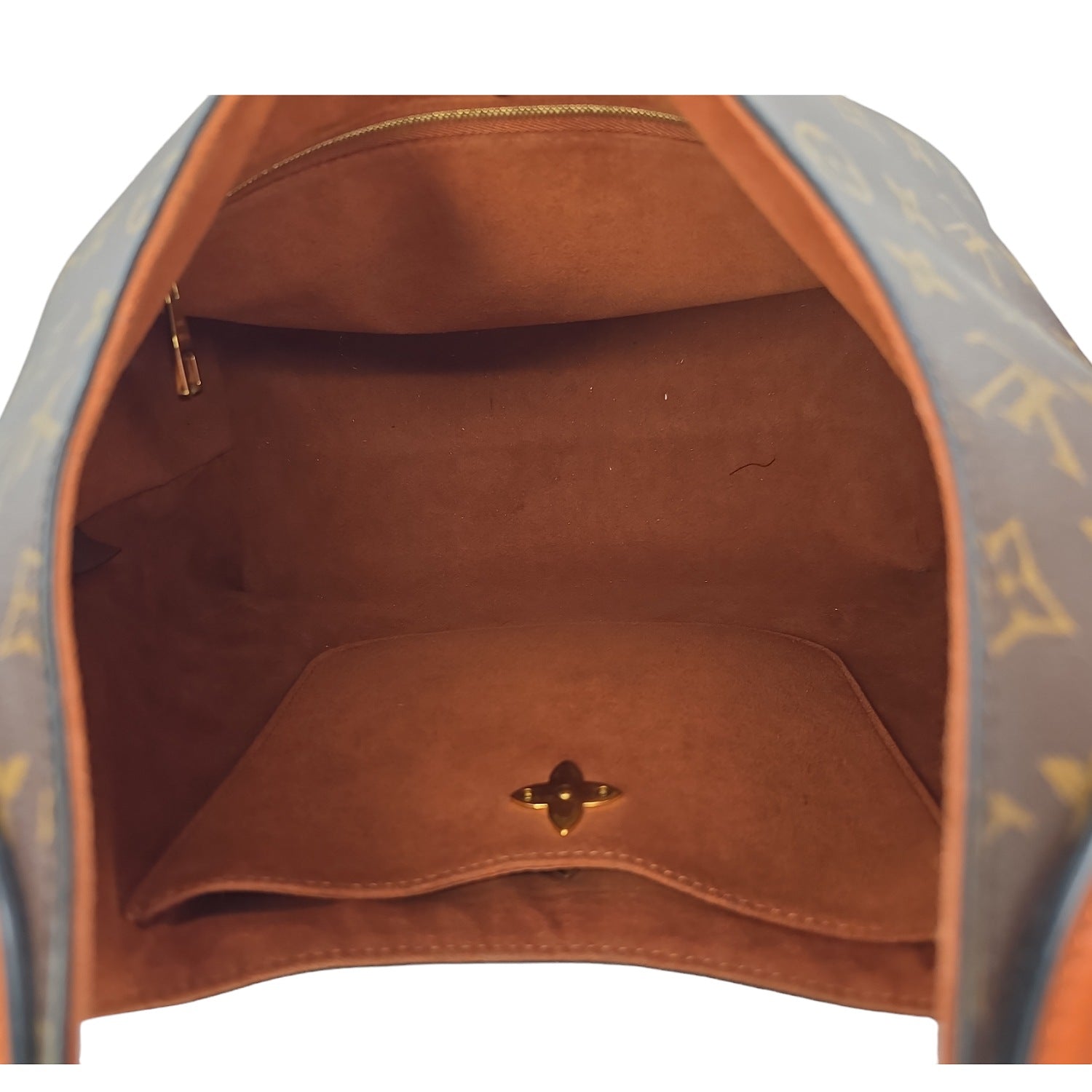 Louis Vuitton Monogram Canvas Flower Hobo Caramel