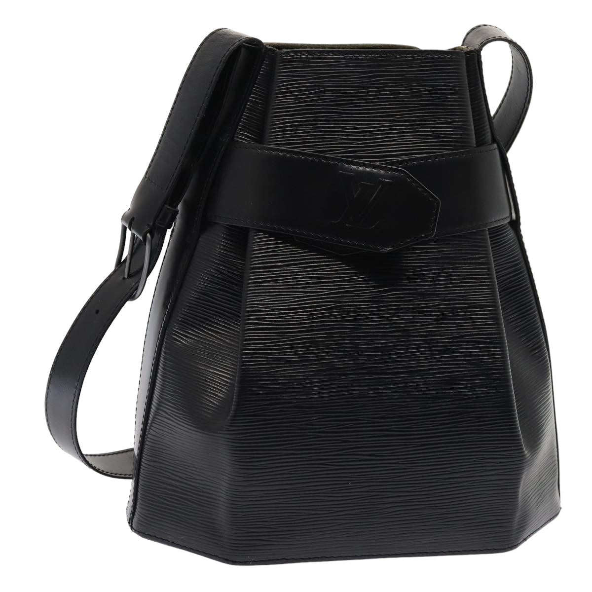 Louis Vuitton Epi Sac Depaule Pm Shoulder Bag Black M80157 Lv