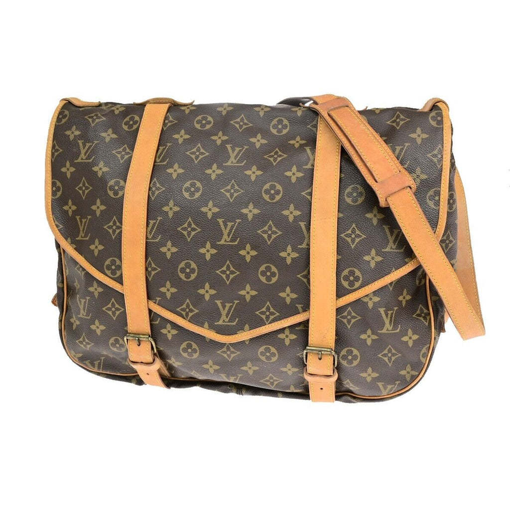 Louis Vuitton Saumur 43  Canvas Shoulder Bag