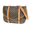 Louis Vuitton Saumur 43  Canvas Shoulder Bag