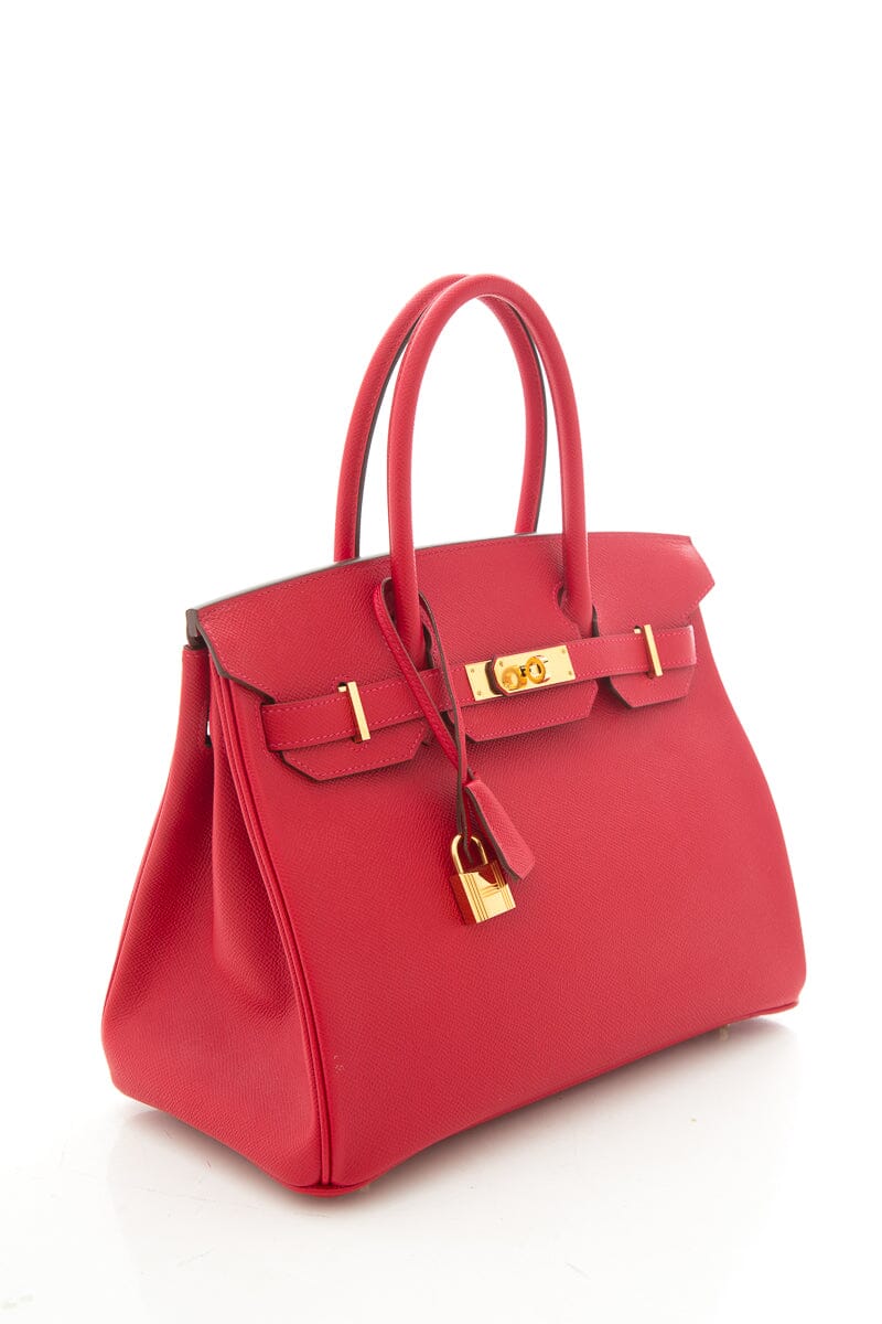 HermÃƒÆ’Ã‚Â¨s Rouge Casaque  Epsom Leather Birkin 30 CM