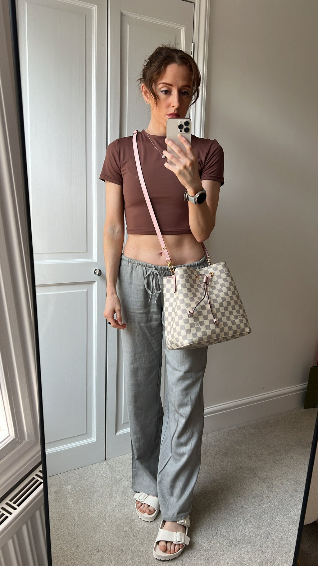 Louis Vuitton Neo Noe Damier Azur Rose Poudre (RRP £1,610)