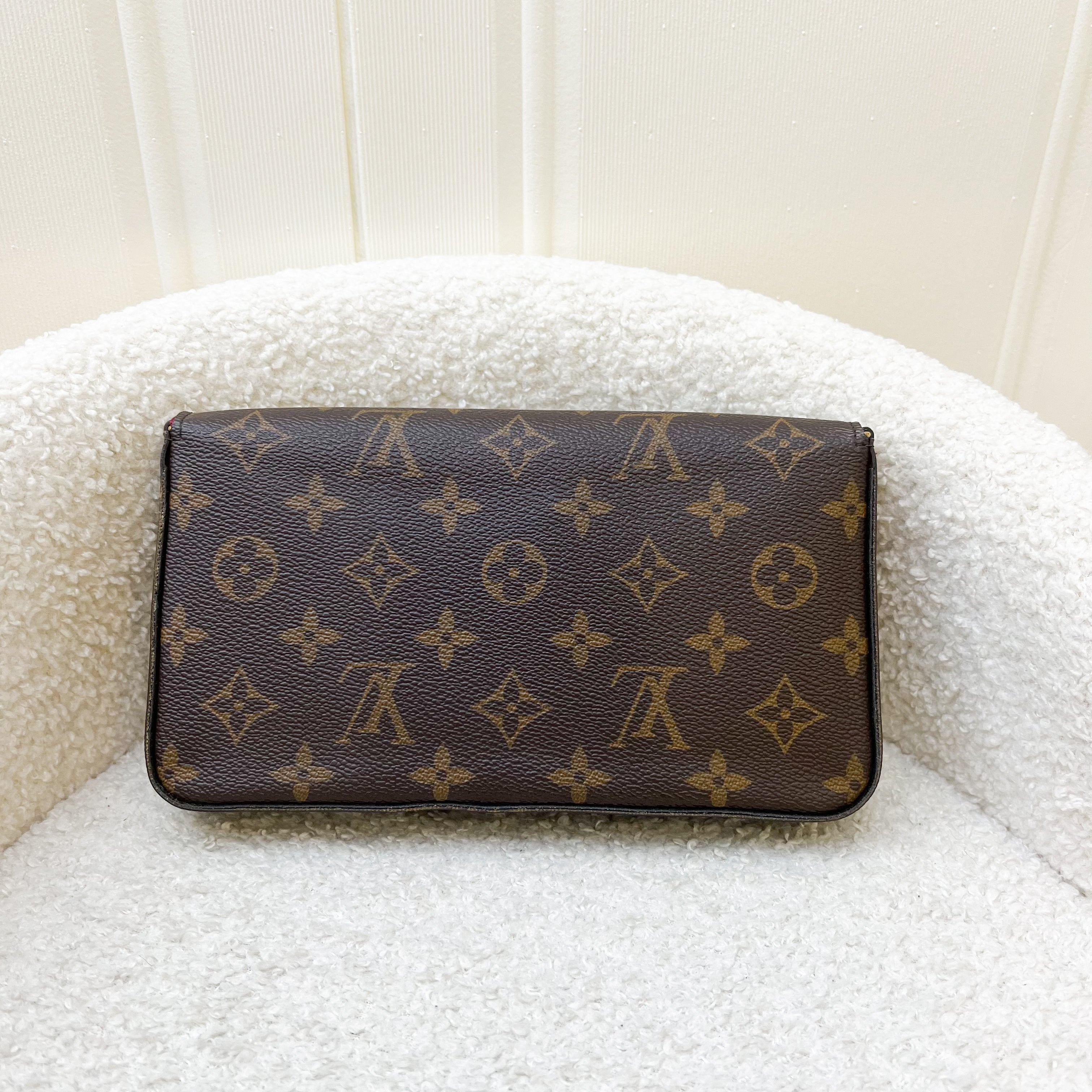 LV Felicie Pochette in Monogram Canvas and GHW
