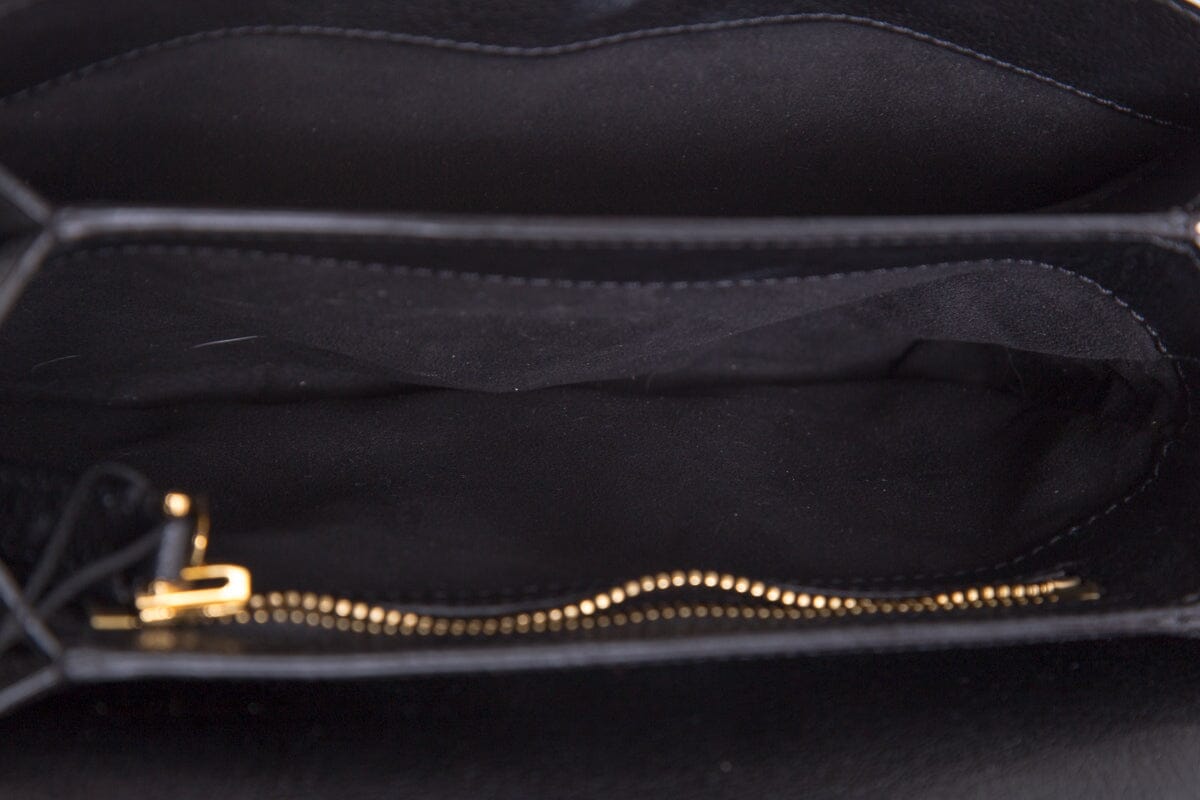 Tom Ford Natalia Black & Gold Handbag