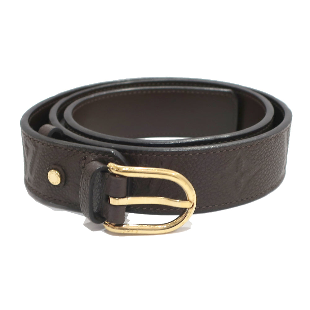 Louis Vuitton Belt Sanctuary M9747 Monogram Emplant  G  80/32 93cm  Women Only